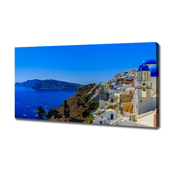 Canvas wall art Santoryn Greece