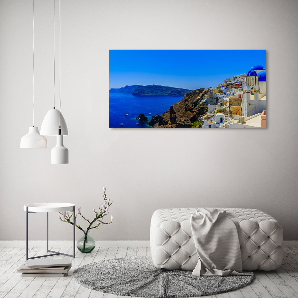 Canvas wall art Santoryn Greece