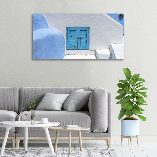 Canvas wall art Santorini Greece