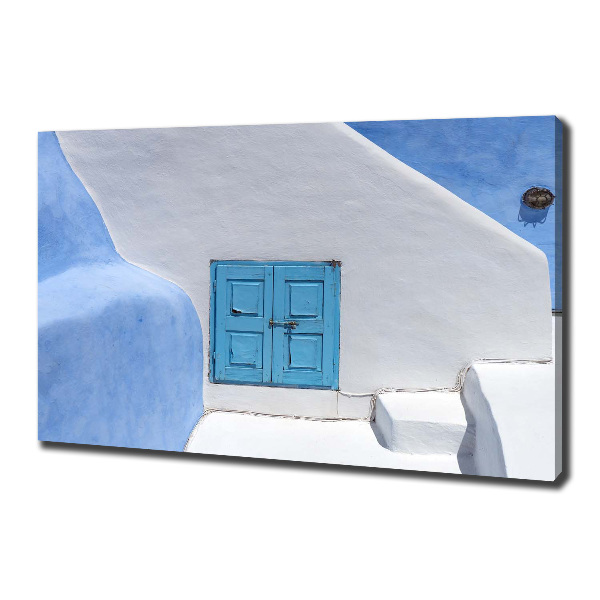 Canvas wall art Santorini Greece