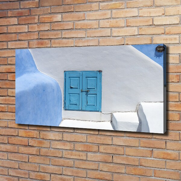 Canvas wall art Santorini Greece