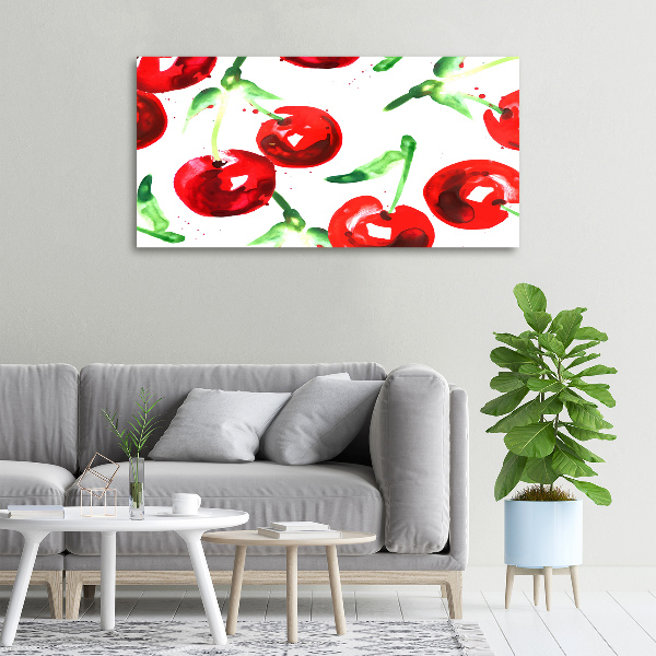 Canvas wall art Cherries