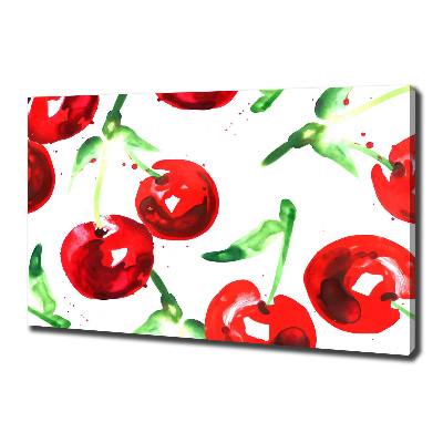 Canvas wall art Cherries