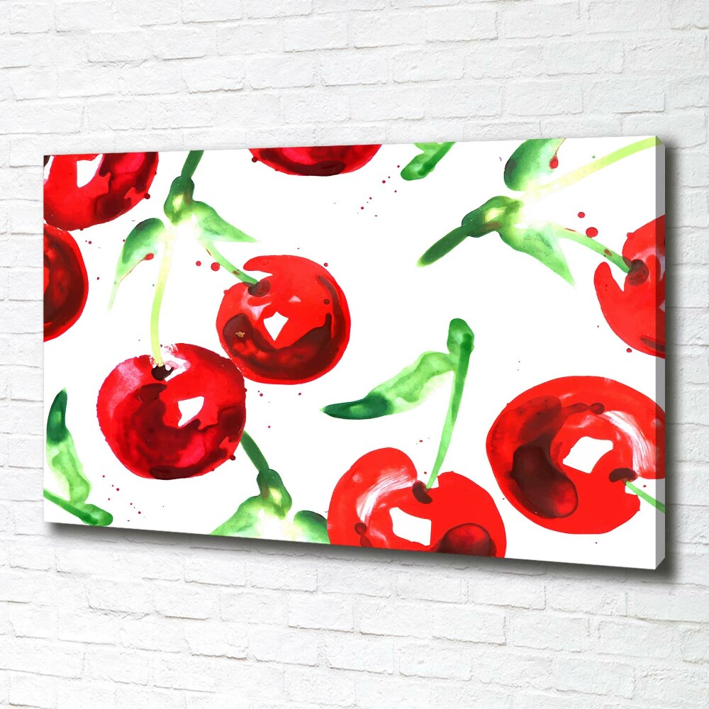 Canvas wall art Cherries