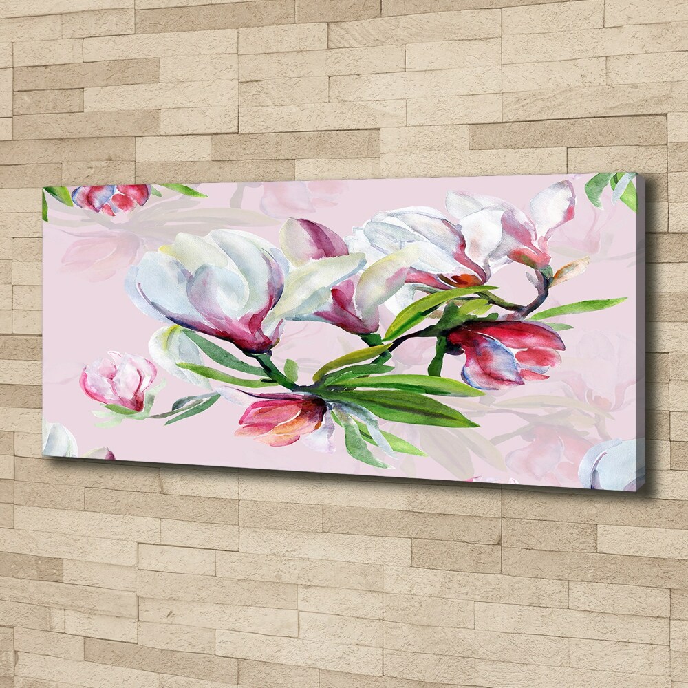 Canvas wall art Magnolia flowers