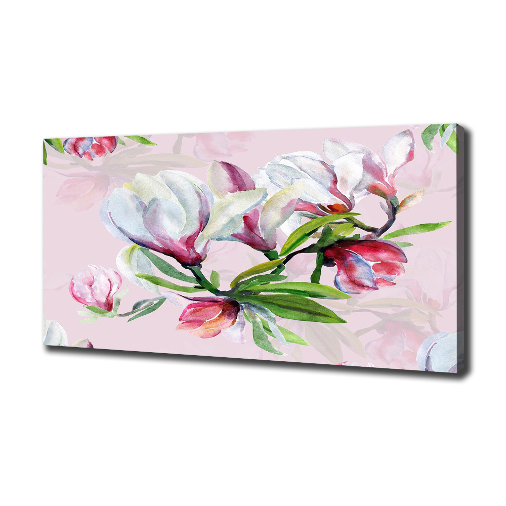 Canvas wall art Magnolia flowers