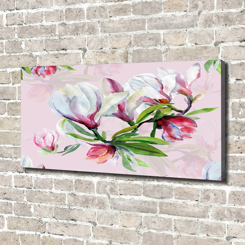 Canvas wall art Magnolia flowers