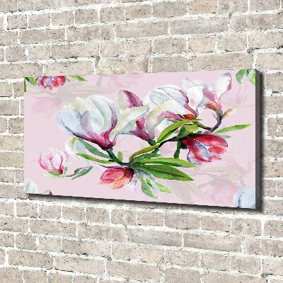 Canvas wall art Magnolia flowers