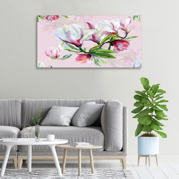 Canvas wall art Magnolia flowers