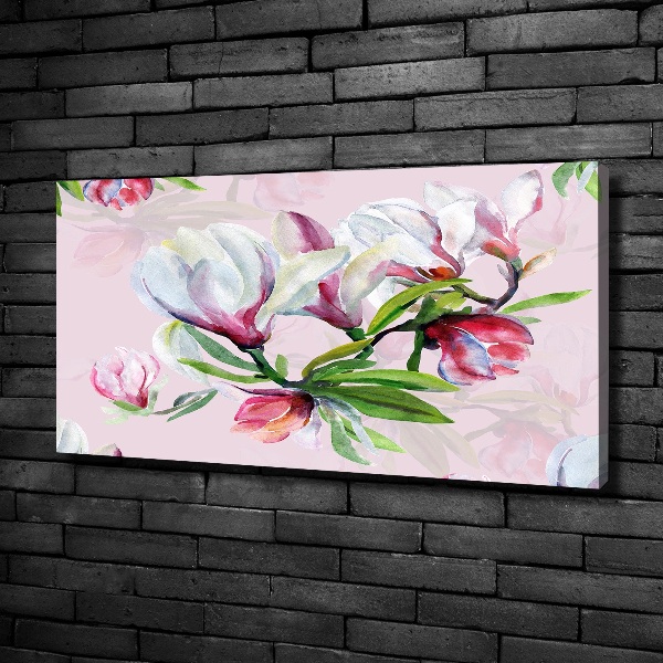 Canvas wall art Magnolia flowers