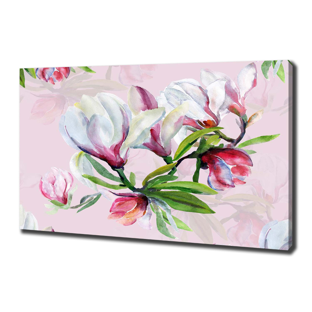 Canvas wall art Magnolia flowers