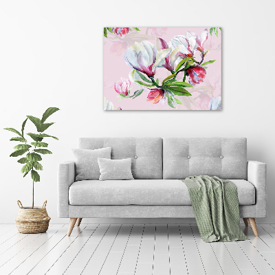 Canvas wall art Magnolia flowers