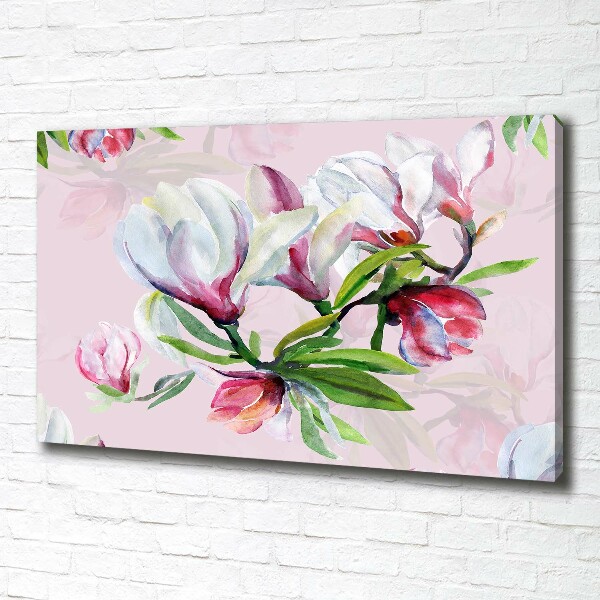 Canvas wall art Magnolia flowers