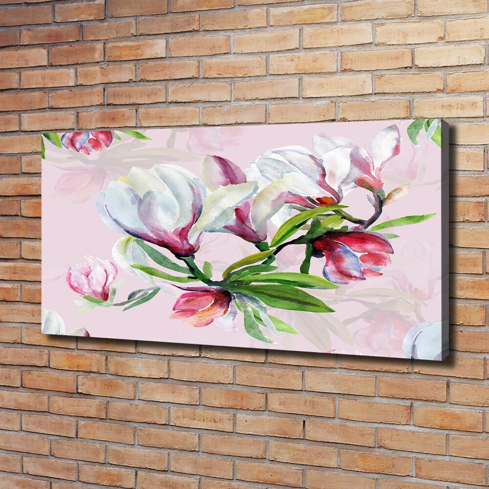 Canvas wall art Magnolia flowers