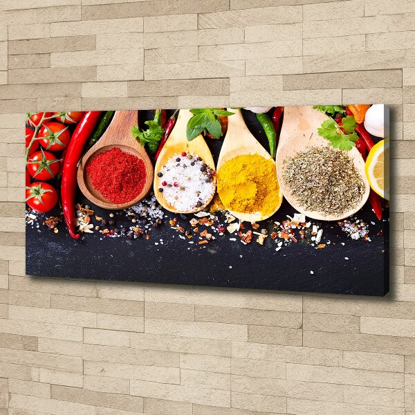 Canvas wall art A mixture of spices