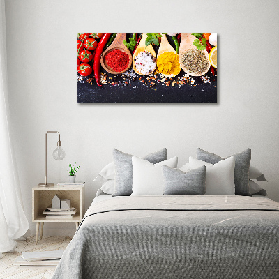 Canvas wall art A mixture of spices