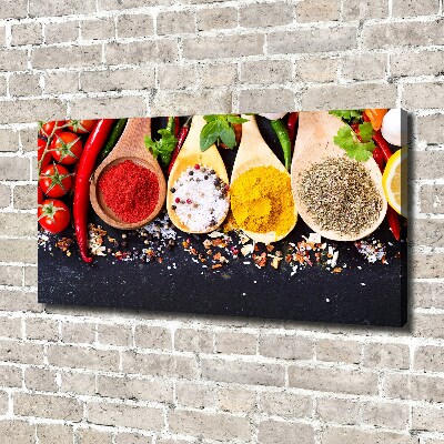 Canvas wall art A mixture of spices