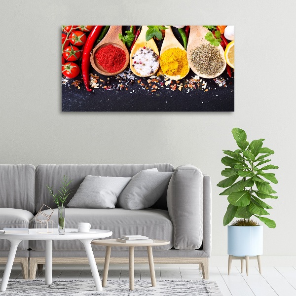 Canvas wall art A mixture of spices