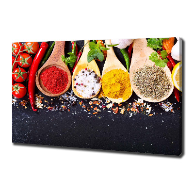 Canvas wall art A mixture of spices