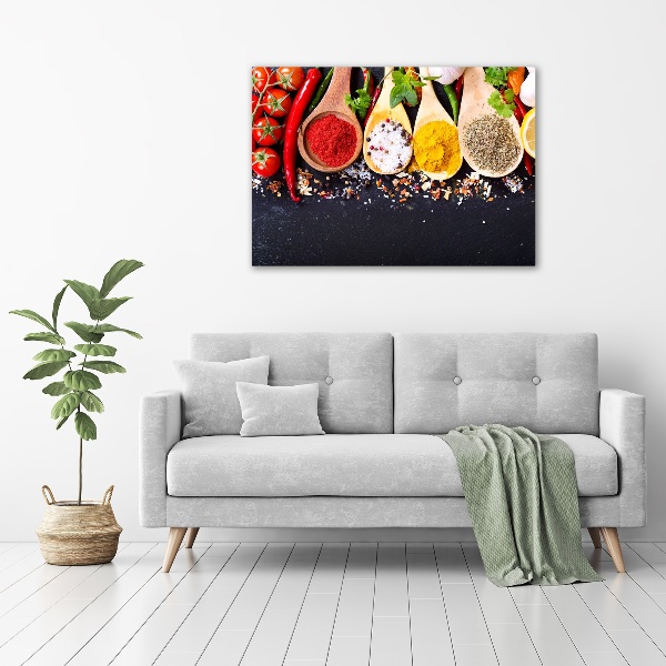 Canvas wall art A mixture of spices