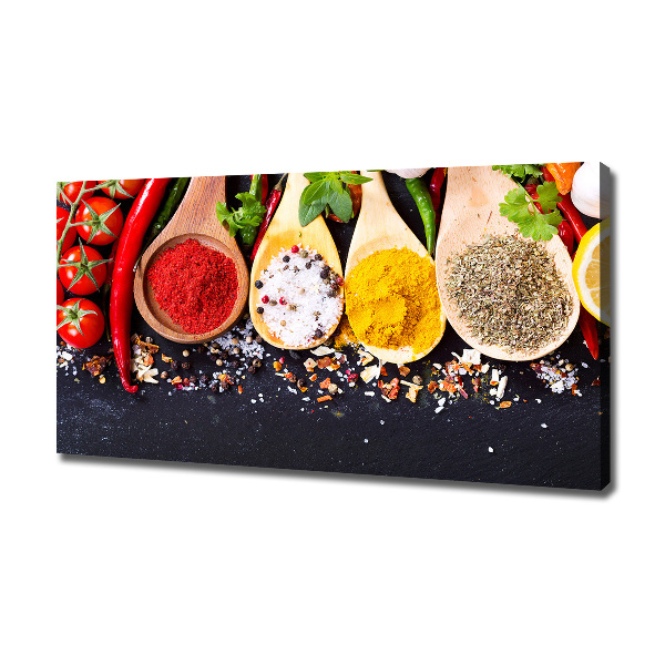 Canvas wall art A mixture of spices