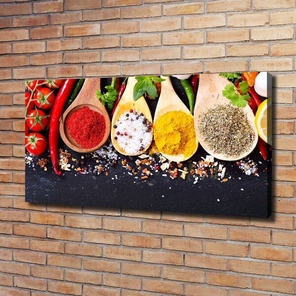 Canvas wall art A mixture of spices