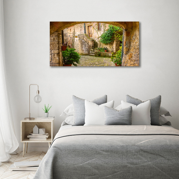 Canvas wall art Italian streets