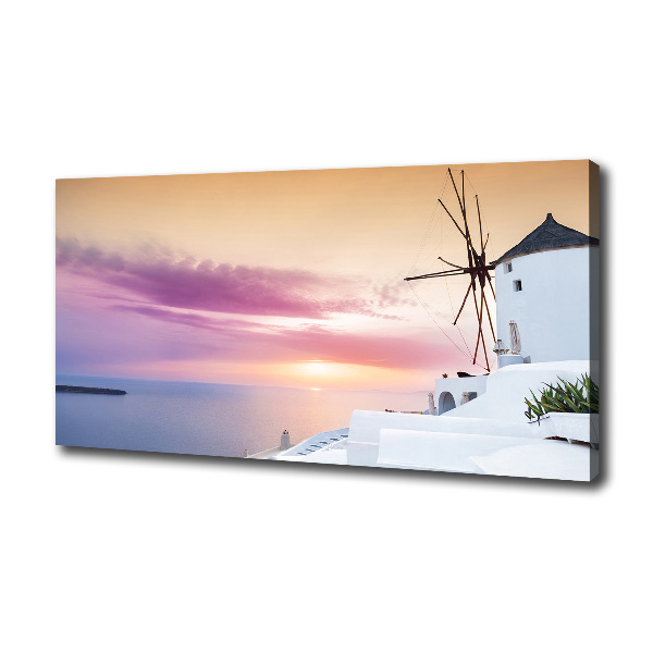 Canvas wall art Santorini Greece