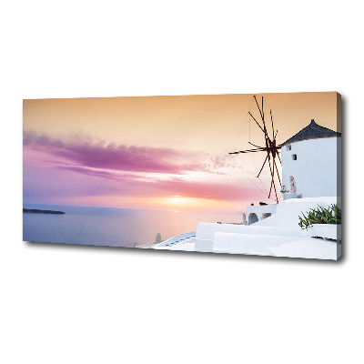 Canvas wall art Santorini Greece