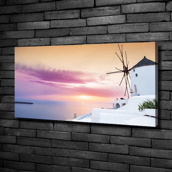 Canvas wall art Santorini Greece