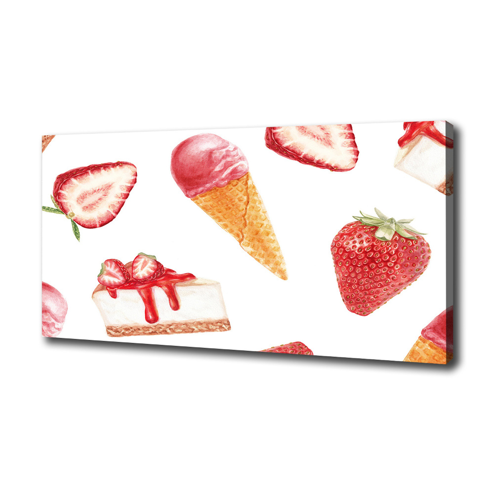 Canvas wall art Dessert