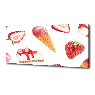 Canvas wall art Dessert