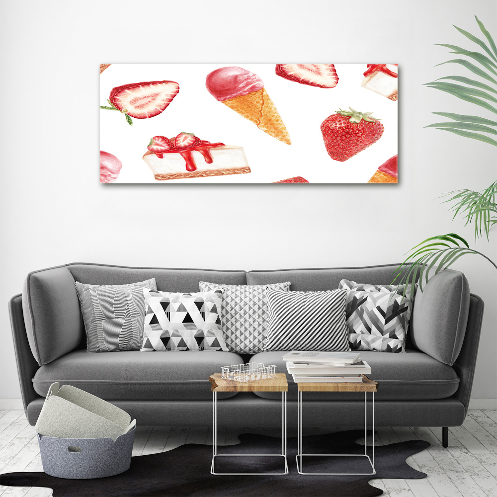 Canvas wall art Dessert