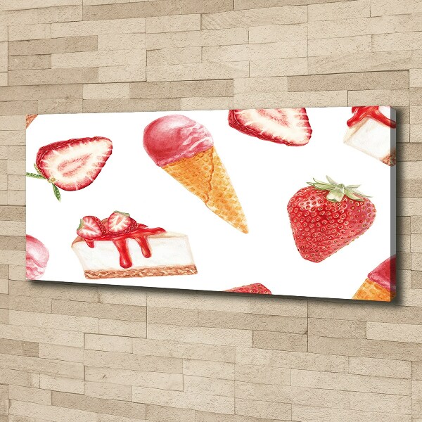 Canvas wall art Dessert