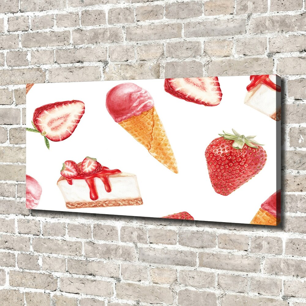 Canvas wall art Dessert