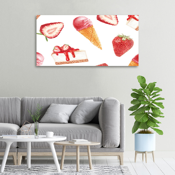 Canvas wall art Dessert