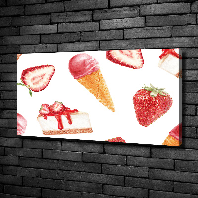 Canvas wall art Dessert