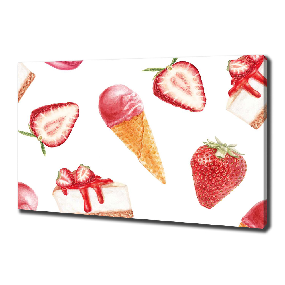 Canvas wall art Dessert