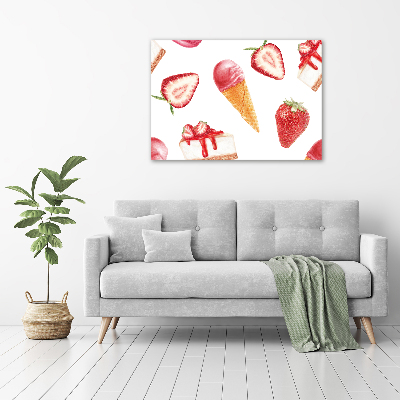 Canvas wall art Dessert