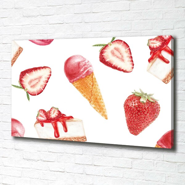 Canvas wall art Dessert