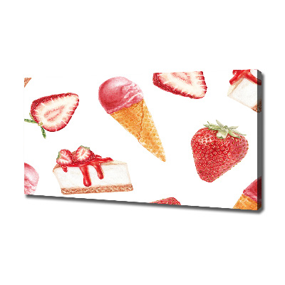 Canvas wall art Dessert