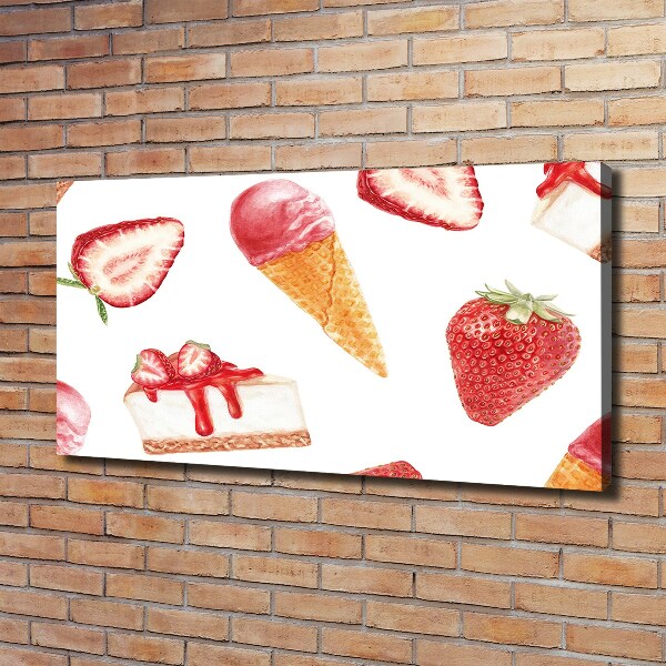 Canvas wall art Dessert