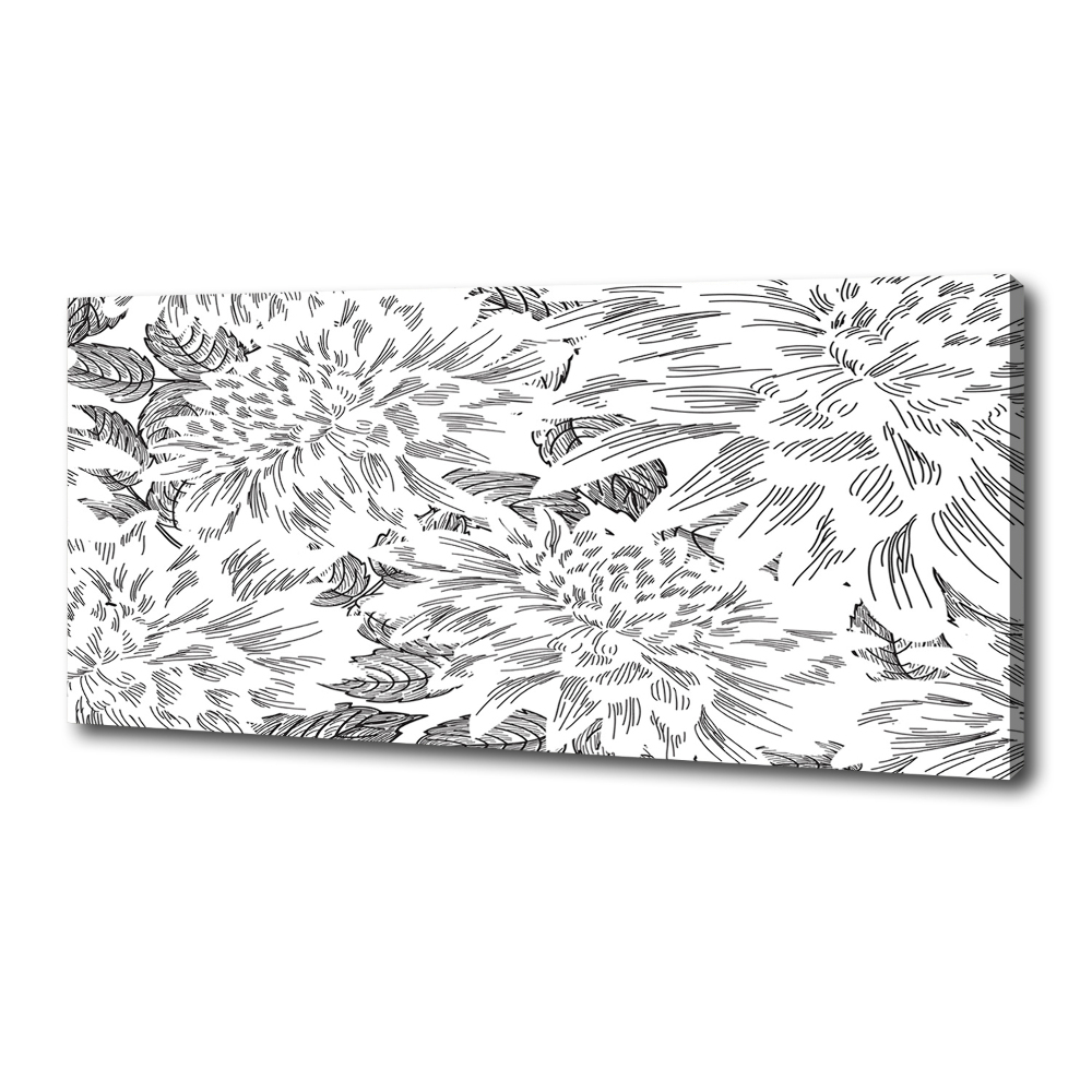 Canvas wall art Floral pattern