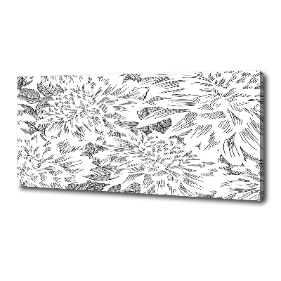 Canvas wall art Floral pattern