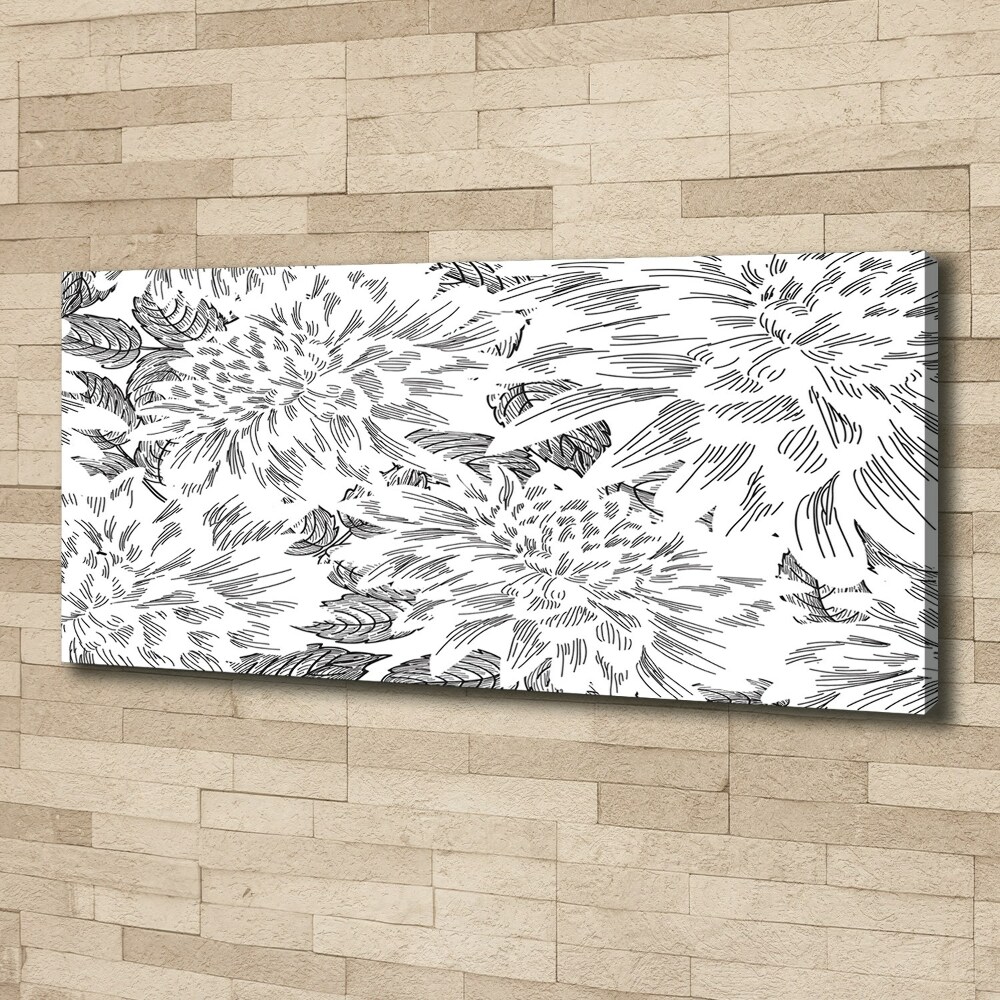 Canvas wall art Floral pattern