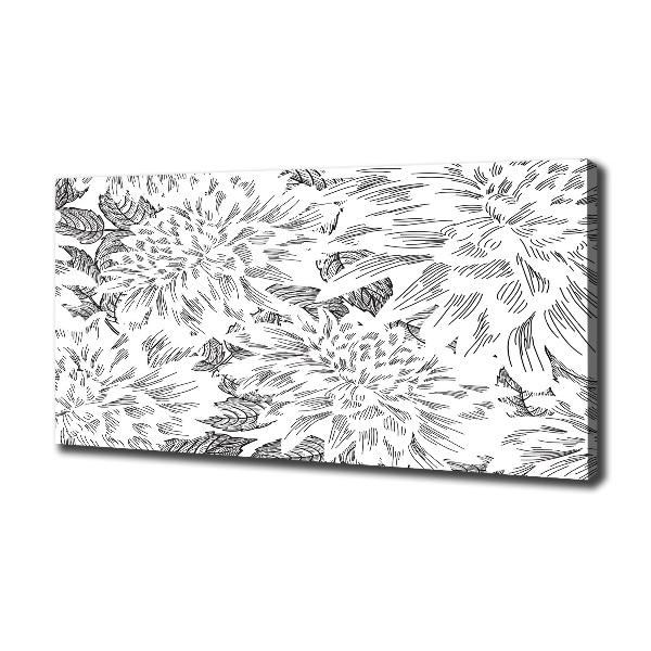 Canvas wall art Floral pattern