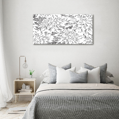 Canvas wall art Floral pattern