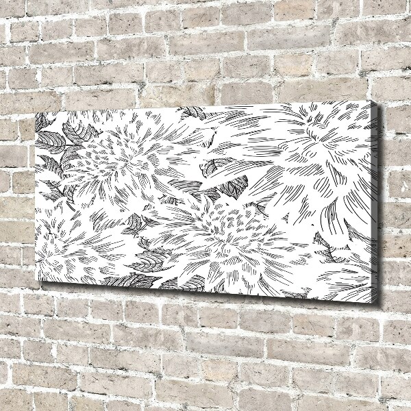 Canvas wall art Floral pattern