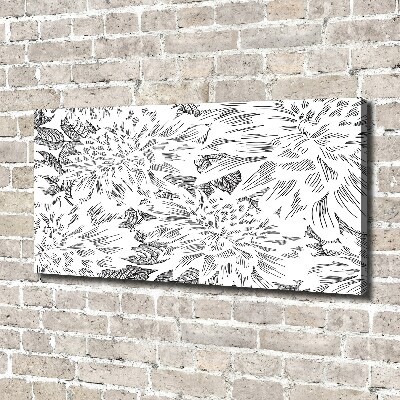 Canvas wall art Floral pattern