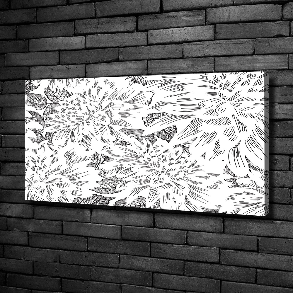 Canvas wall art Floral pattern